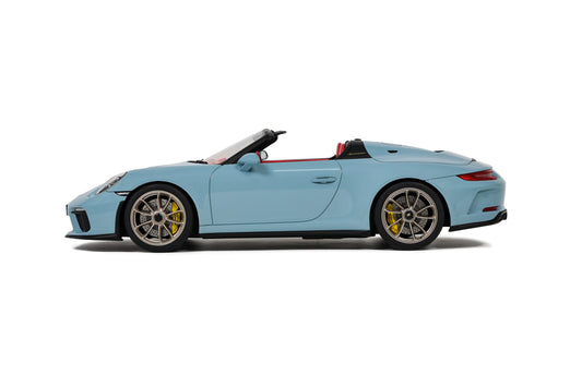 GT Spirit - Porsche 911 Speedster (991.2) (Meissen Blue) 1:18 Scale Model Car