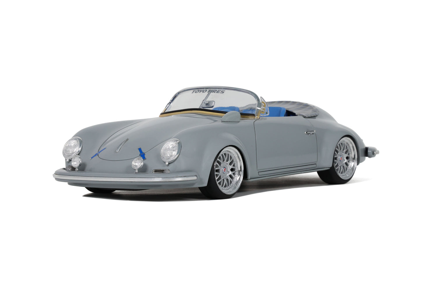 GT Spirit - S-Club Porsche 356 Outlaw Speedster (Nardo Grey) 1:18 Scale Model Car