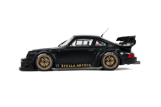 GT Spirit - RWB Porsche 911 (930) "Stella Artois" (Satin Black) 1:18 Scale Model Car