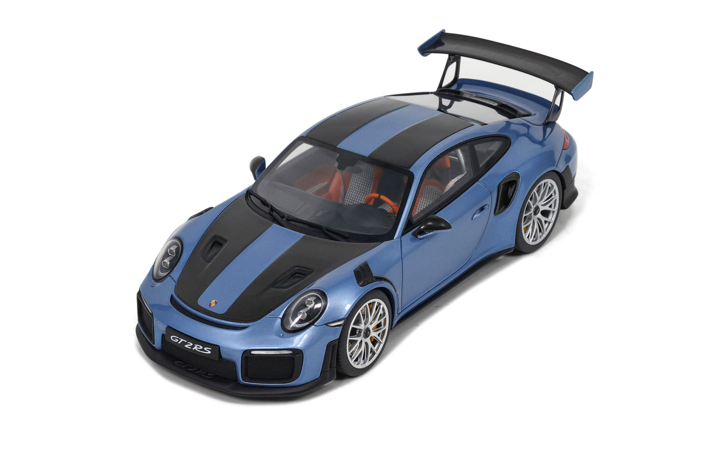 GT Spirit - Porsche 911 GT2 RS (991.2)(Gemini Blue) 1:18 Scale Model Car