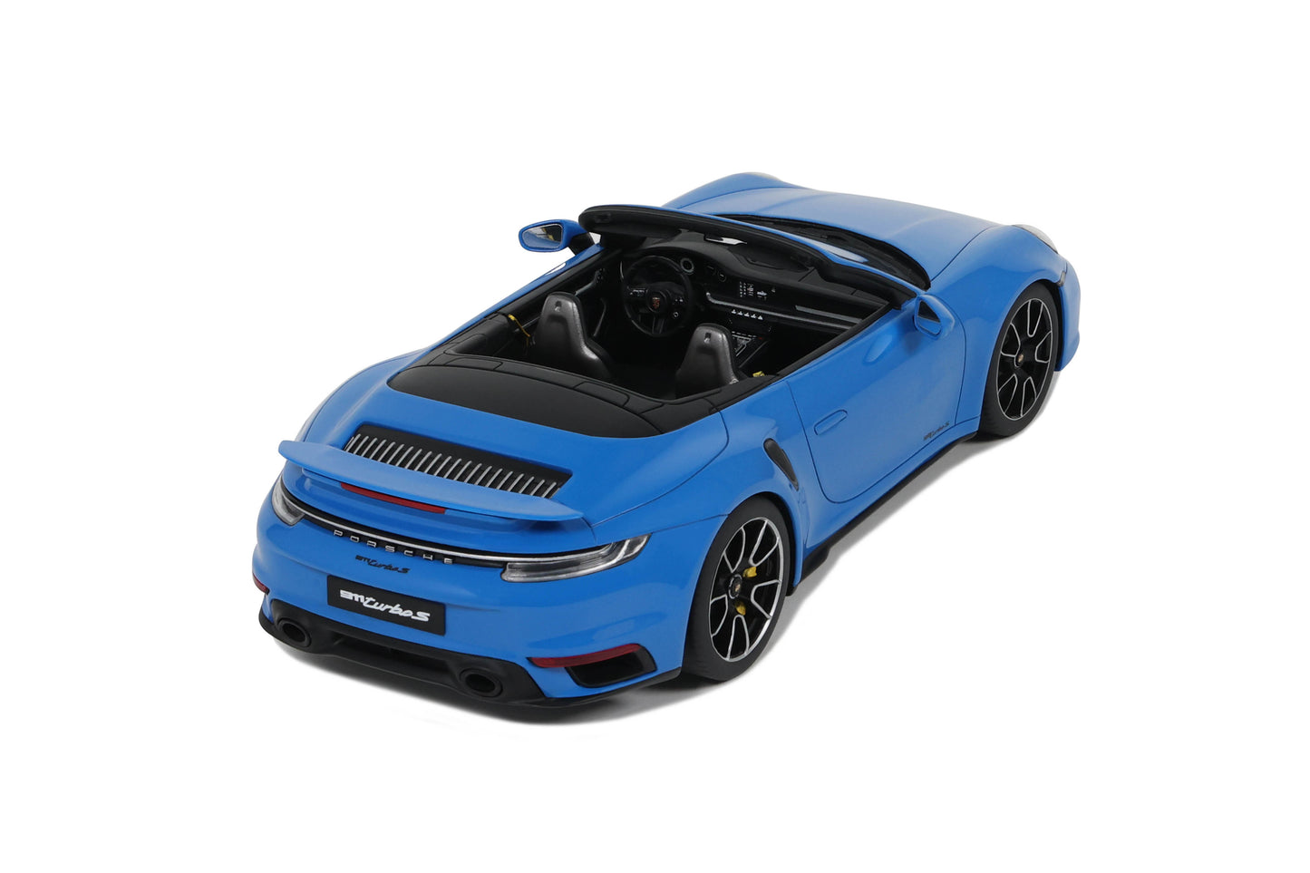 GT Spirit - Porsche 911 (992) Turbo S Cabriolet (Shark Blue) 1:18 Scale Model