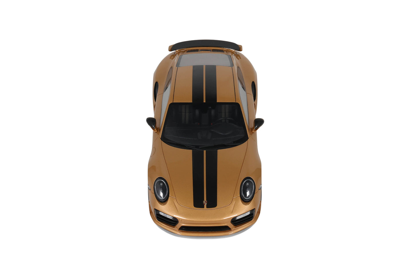 GT Spirit - Porsche 911 (991.2) Turbo S Exclusive (Golden Yellow Metallic) 1:18 Scale Model