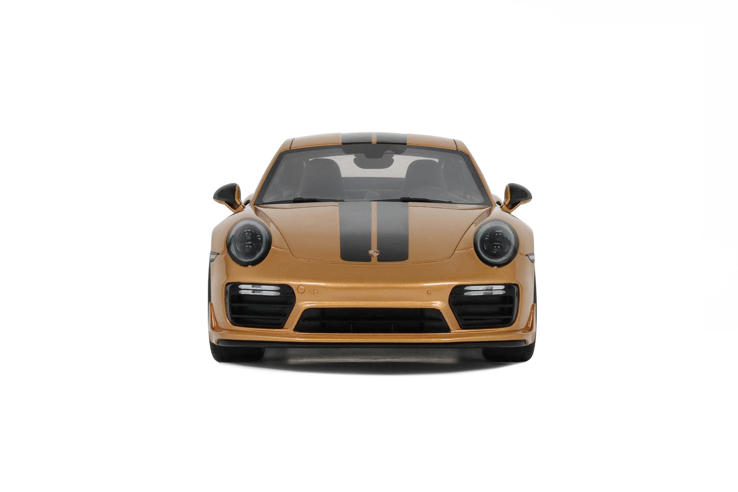 GT Spirit - Porsche 911 (991.2) Turbo S Exclusive (Golden Yellow Metallic) 1:18 Scale Model