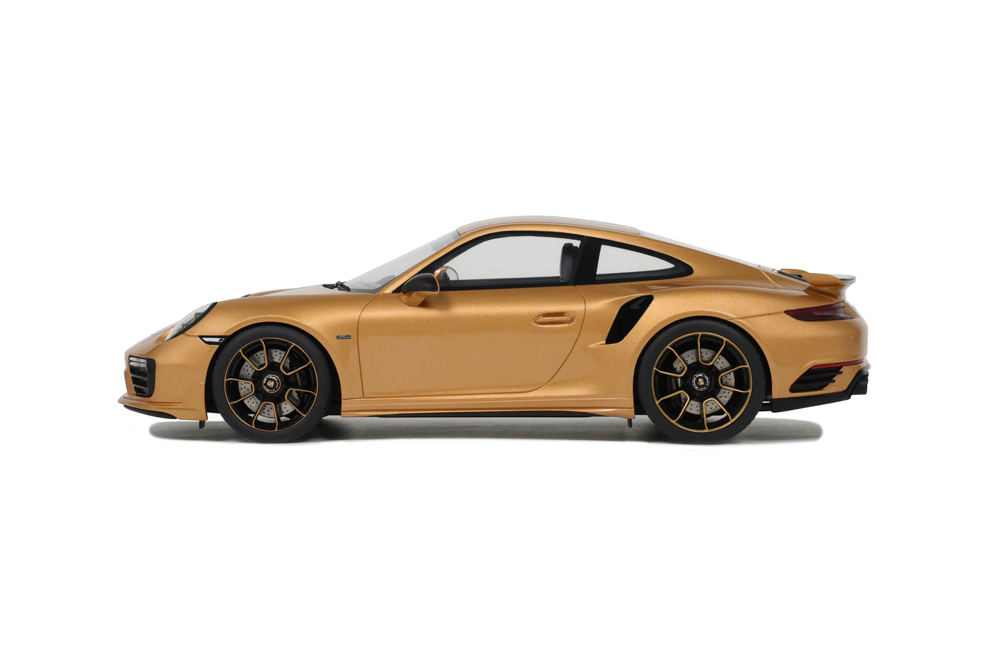 GT Spirit - Porsche 911 (991.2) Turbo S Exclusive (Golden Yellow Metallic) 1:18 Scale Model