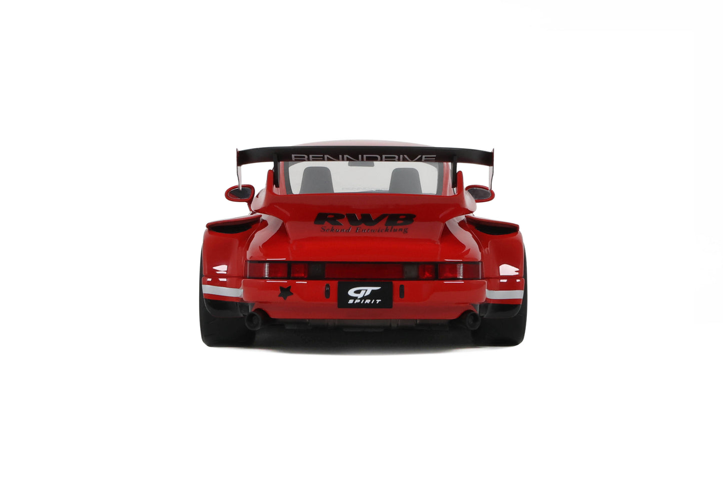 GT Spirit - RWB Porsche 911 (930) "Painkiller" (Indian Red) 1:18 Scale Model