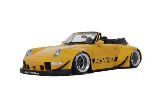 GT Spirit - RWB Porsche 911 (993) Convertible "Nohra" (Speed Yellow) 1:18 Scale Model **[Pre-Order]** - Model Cars Canada Inc.