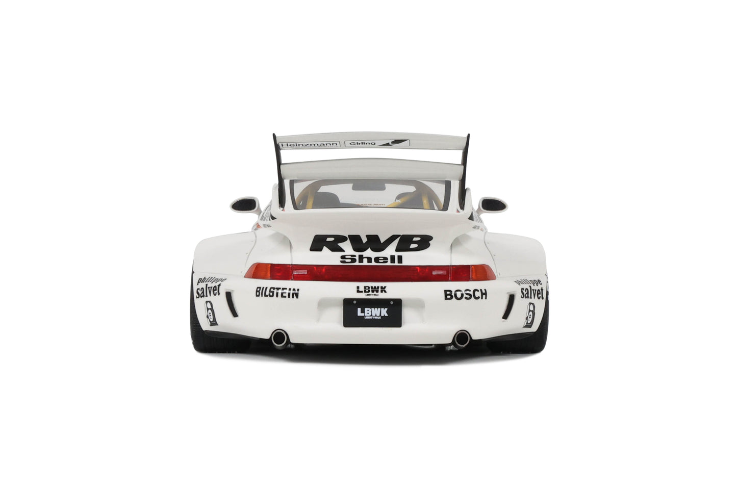 GT Spirit - RWB x Liberty Walk Porsche 911 (993) "Kato San" (Carrara White) 1:18 Scale Model