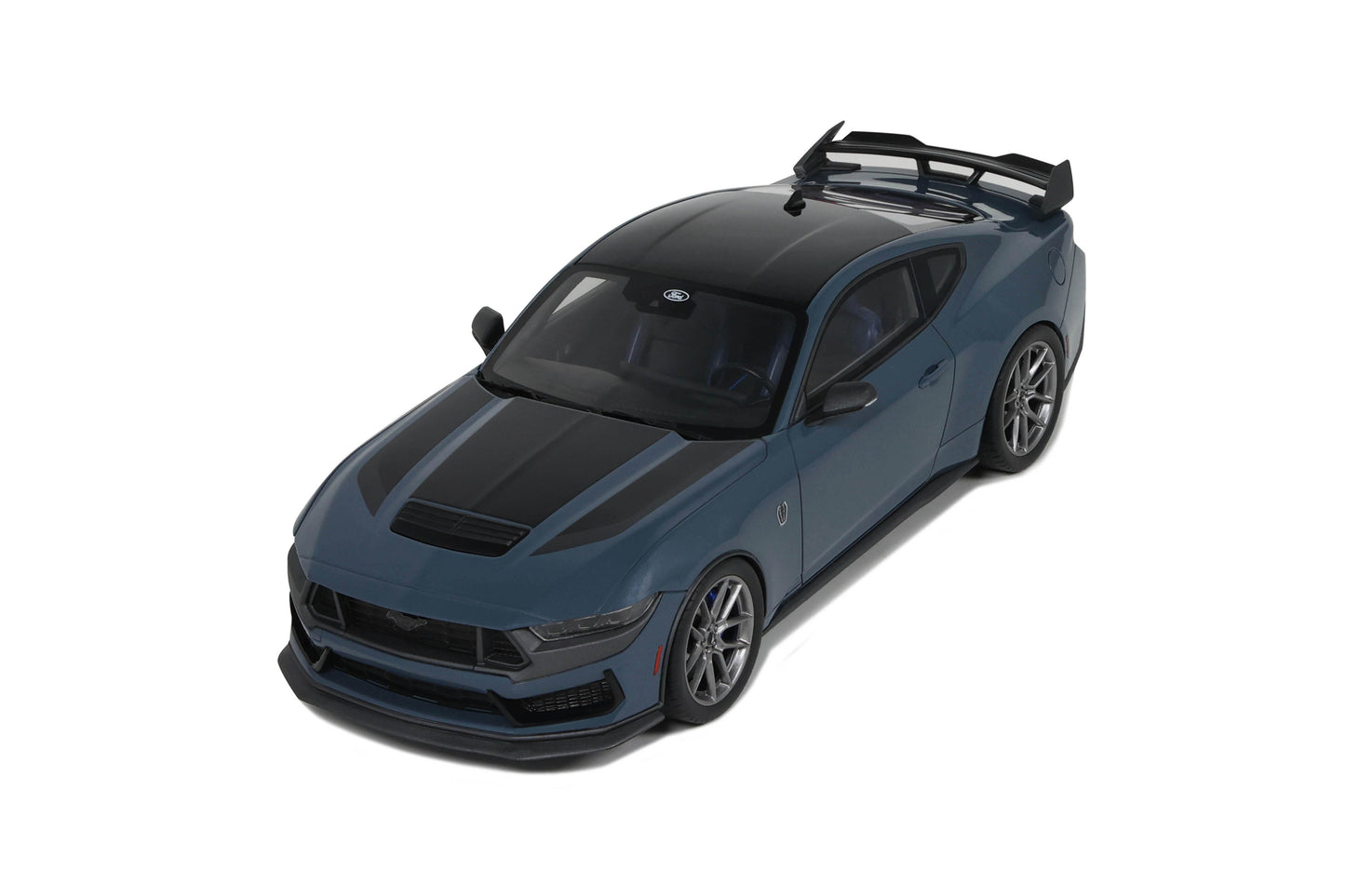 GT Spirit - Ford Mustang Dark Horse (S650) (Vapor Blue Metallic) 1:18 Scale Model