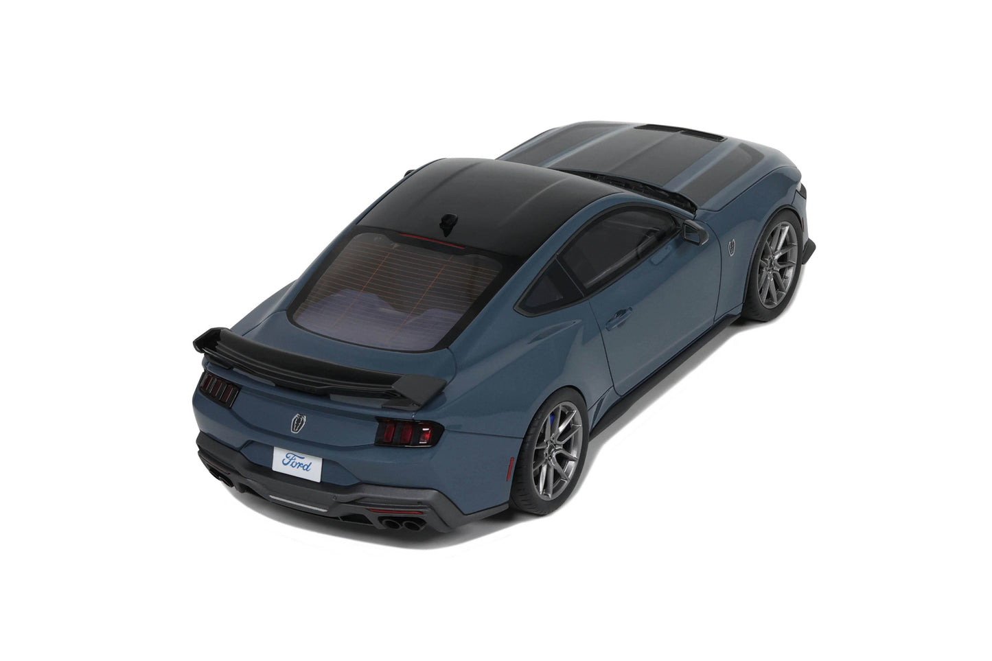 GT Spirit - Ford Mustang Dark Horse (S650) (Vapor Blue Metallic) 1:18 Scale Model