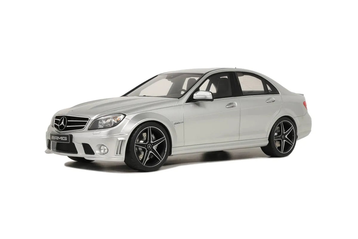 GT Spirit - Mercedes-Benz C63 AMG Sedan (W204) (Iridium Silver) 1:18 Scale Model