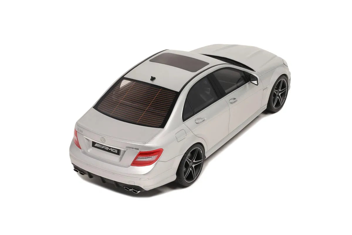 GT Spirit - Mercedes-Benz C63 AMG Sedan (W204) (Iridium Silver) 1:18 Scale Model