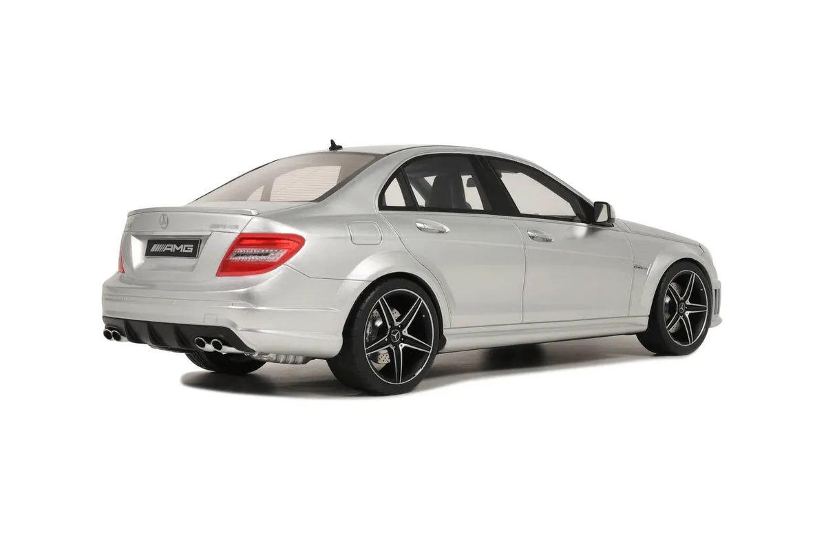 GT Spirit - Mercedes-Benz C63 AMG Sedan (W204) (Iridium Silver) 1:18 Scale Model