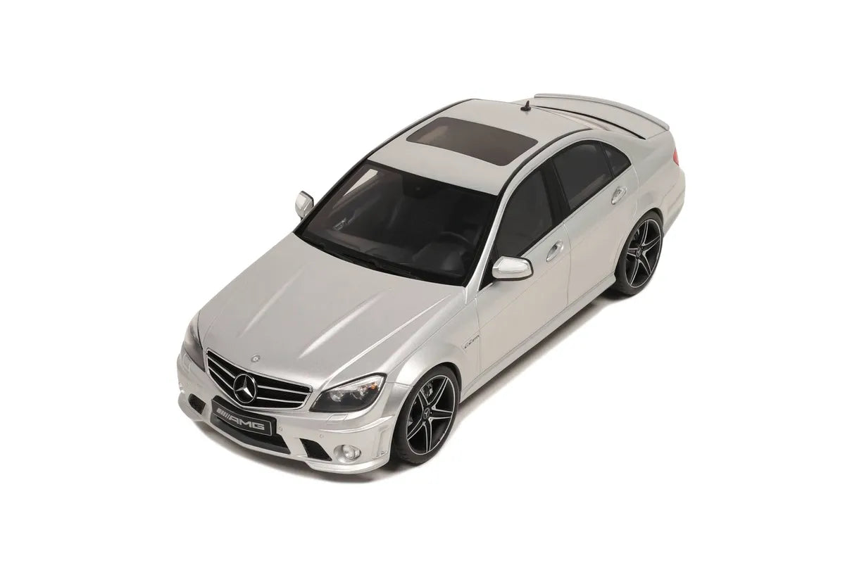 GT Spirit - Mercedes-Benz C63 AMG Sedan (W204) (Iridium Silver) 1:18 Scale Model