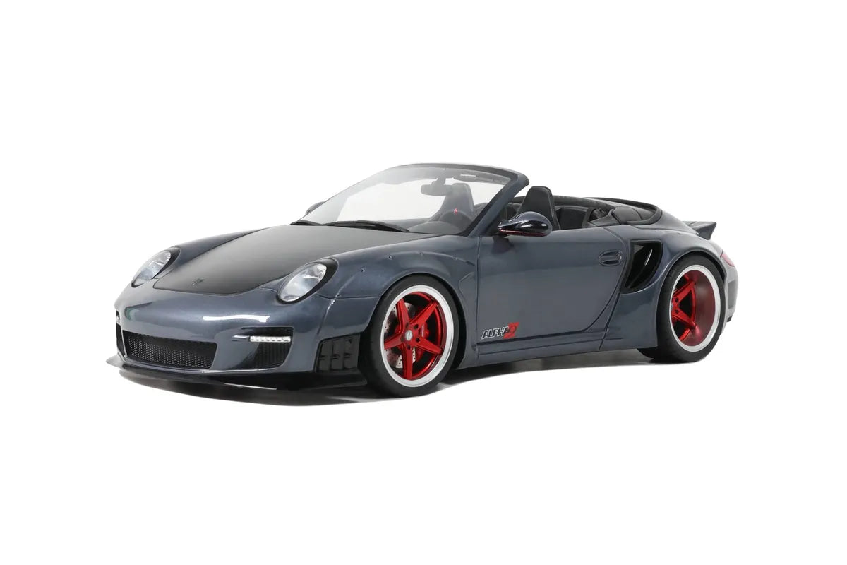 GT Spirit - Liberty Walk Porsche 911 (997) Cabriolet (Slate Grey) 1:18 Scale Model