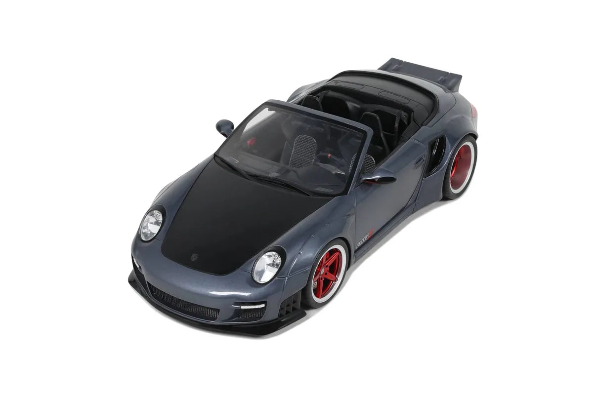 GT Spirit - Liberty Walk Porsche 911 (997) Cabriolet (Slate Grey) 1:18 Scale Model