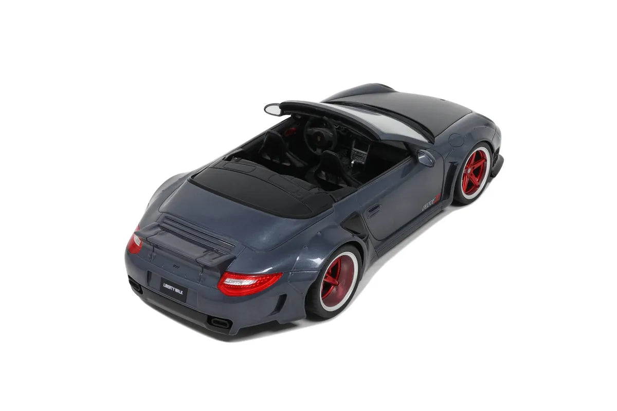 GT Spirit - Liberty Walk Porsche 911 (997) Cabriolet (Slate Grey) 1:18 Scale Model