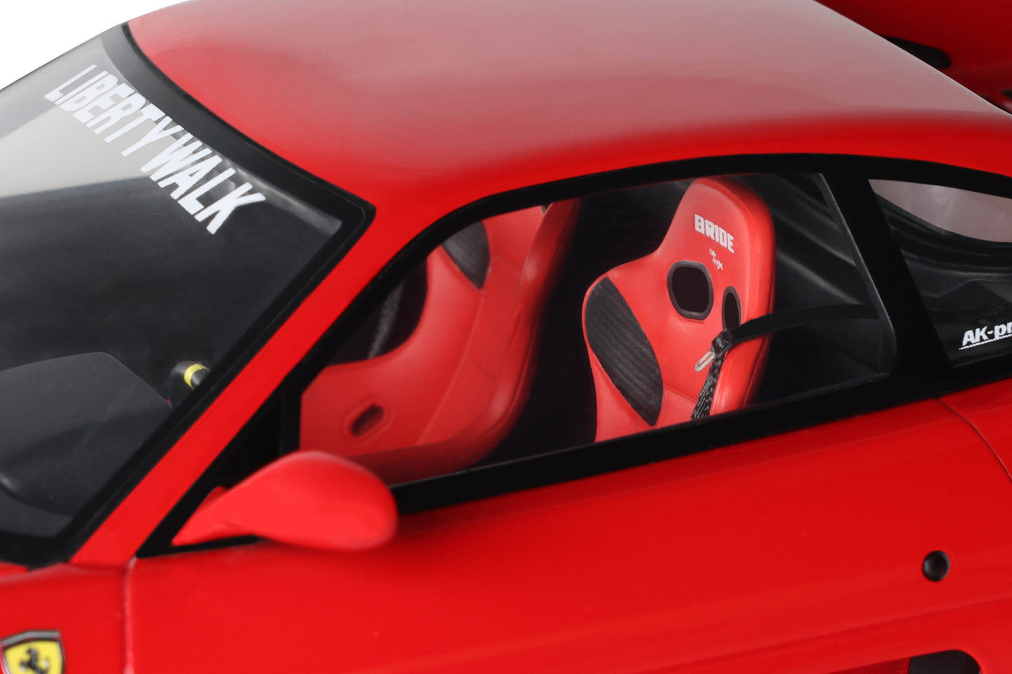 GT Spirit - Liberty Walk Ferrari F355 (Rosso Corsa Red) 1:18 Scale Model Car
