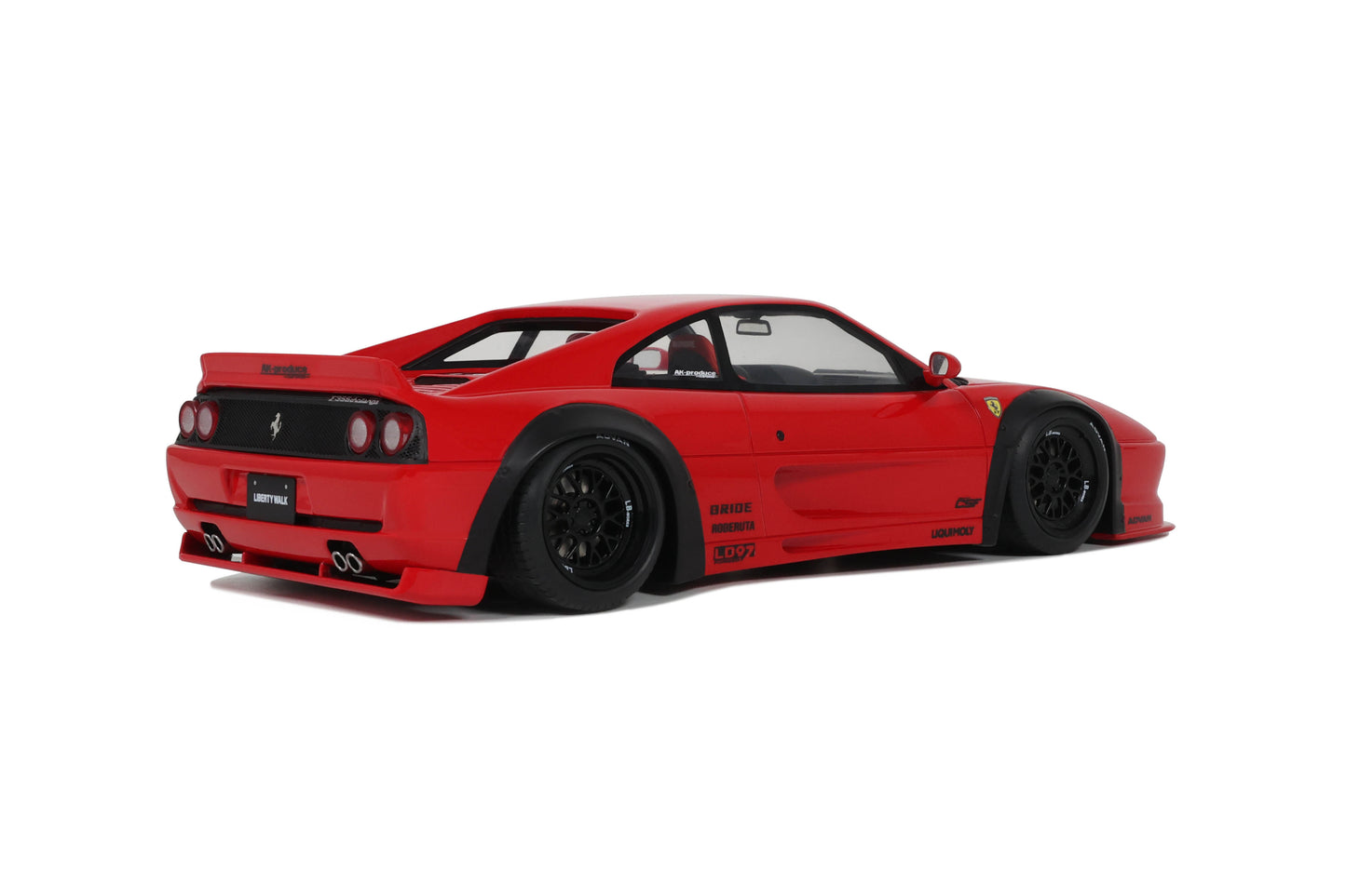GT Spirit - Liberty Walk Ferrari F355 (Rosso Corsa Red) 1:18 Scale Model Car