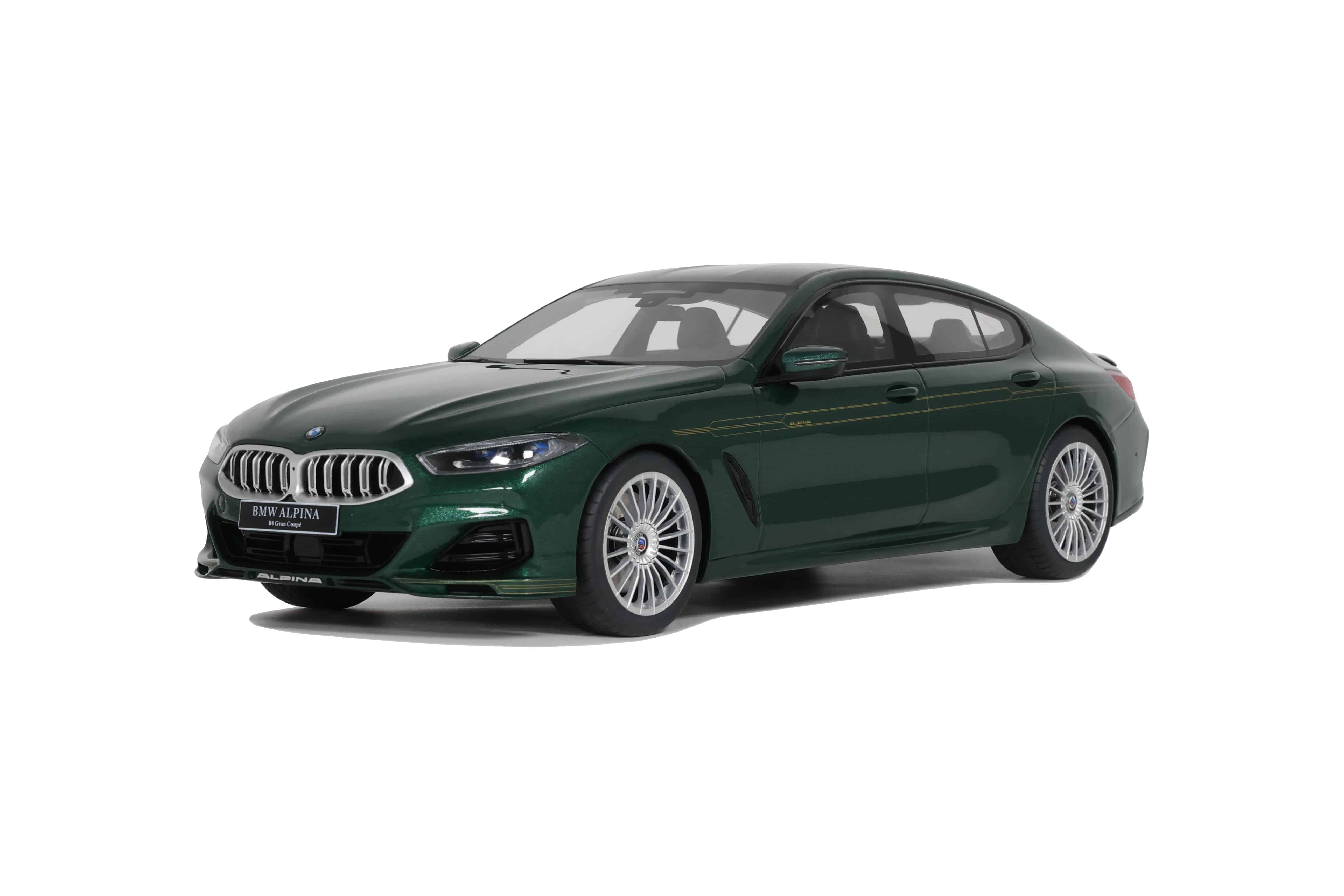 新品 1/18 GTスピリット アルピナ B8 アルピナグリーン GT Spirit - Alpina BMW B8 Gran Coupe (Alpina Green Metallic) 1:18 Scal