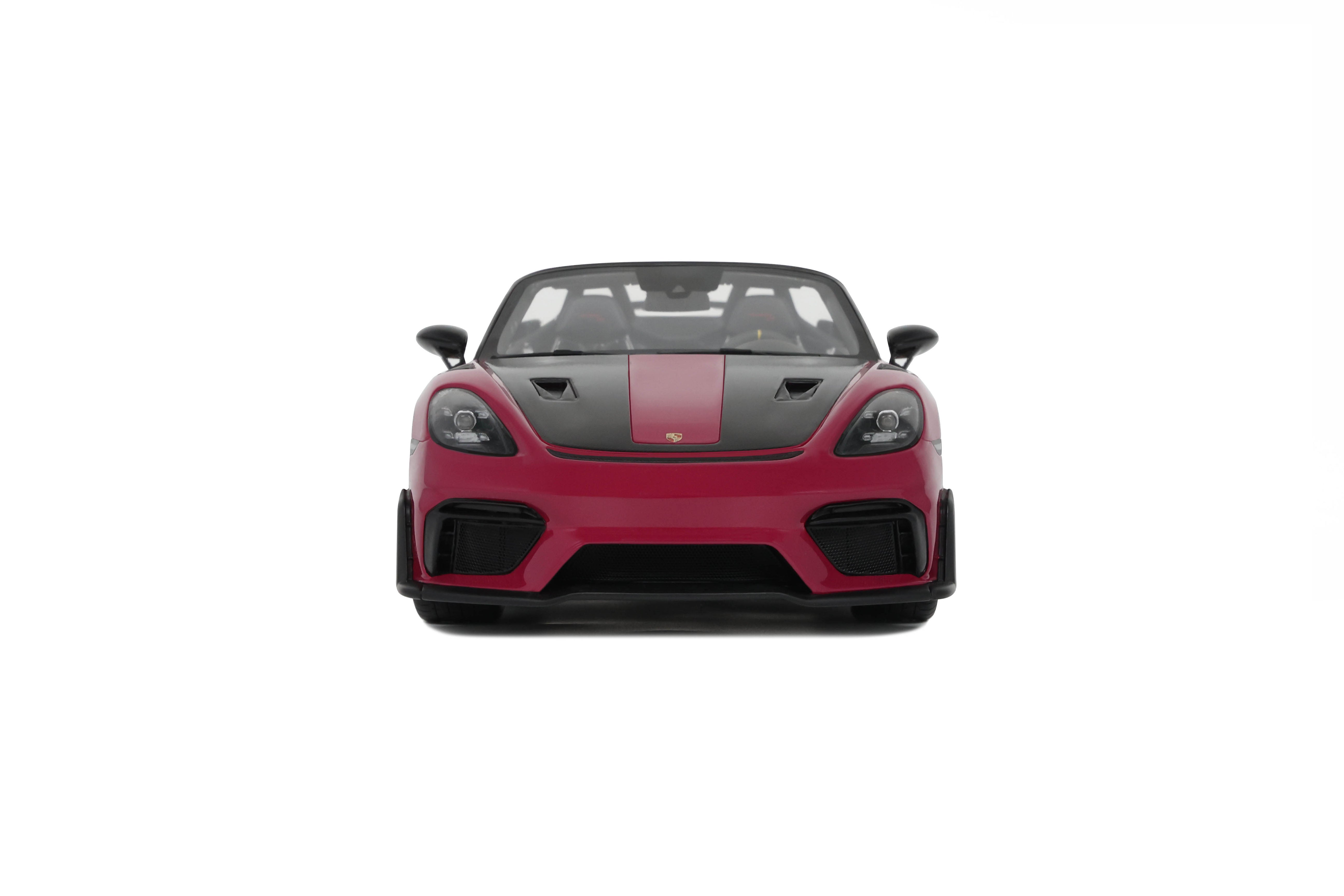 GT Spirit - Porsche 718 Spyder RS Weissach Pack (Ruby Star Neo) 1:18 S