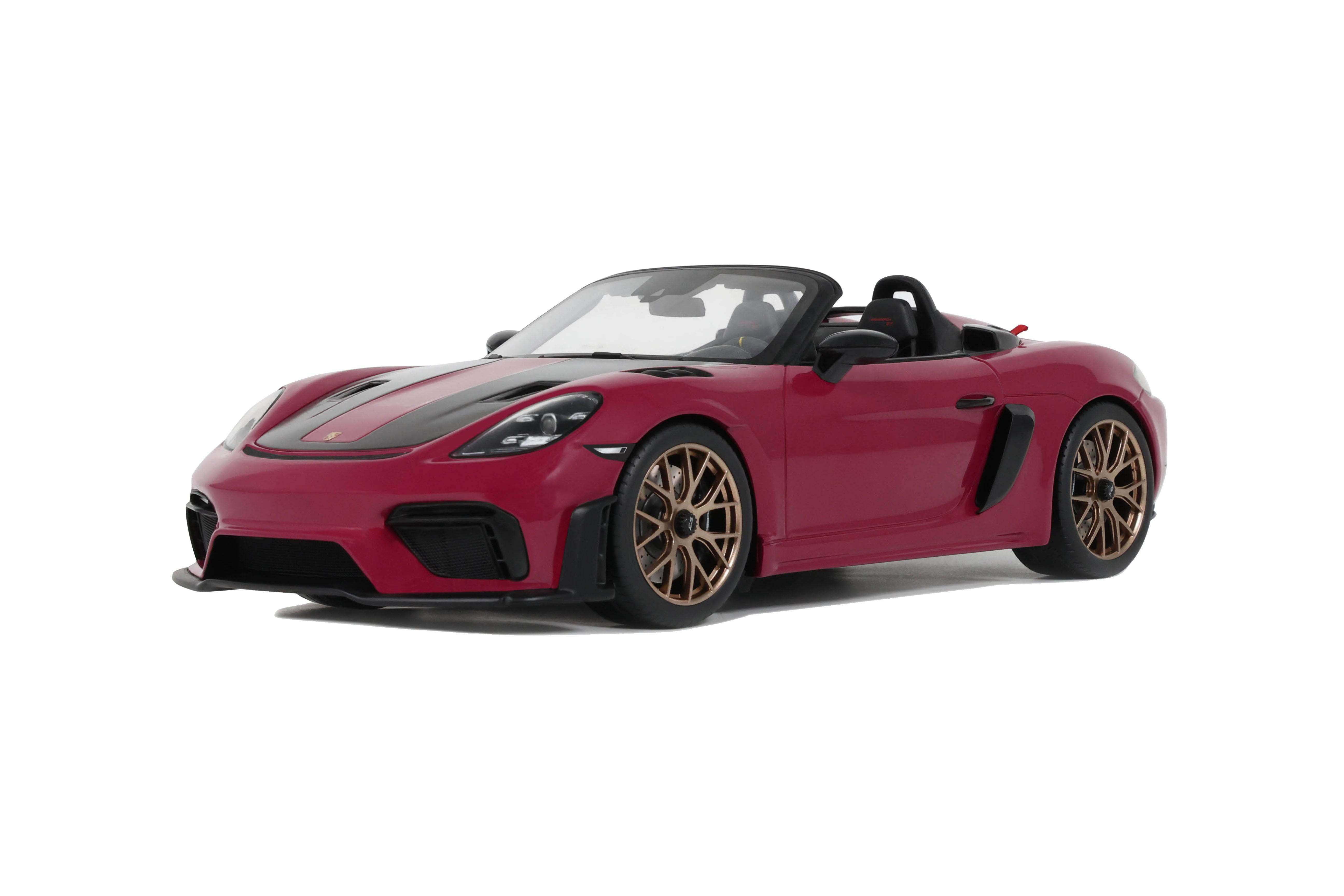 GT Spirit - Porsche 718 Spyder RS Weissach Pack (Ruby Star Neo) 1:18 S