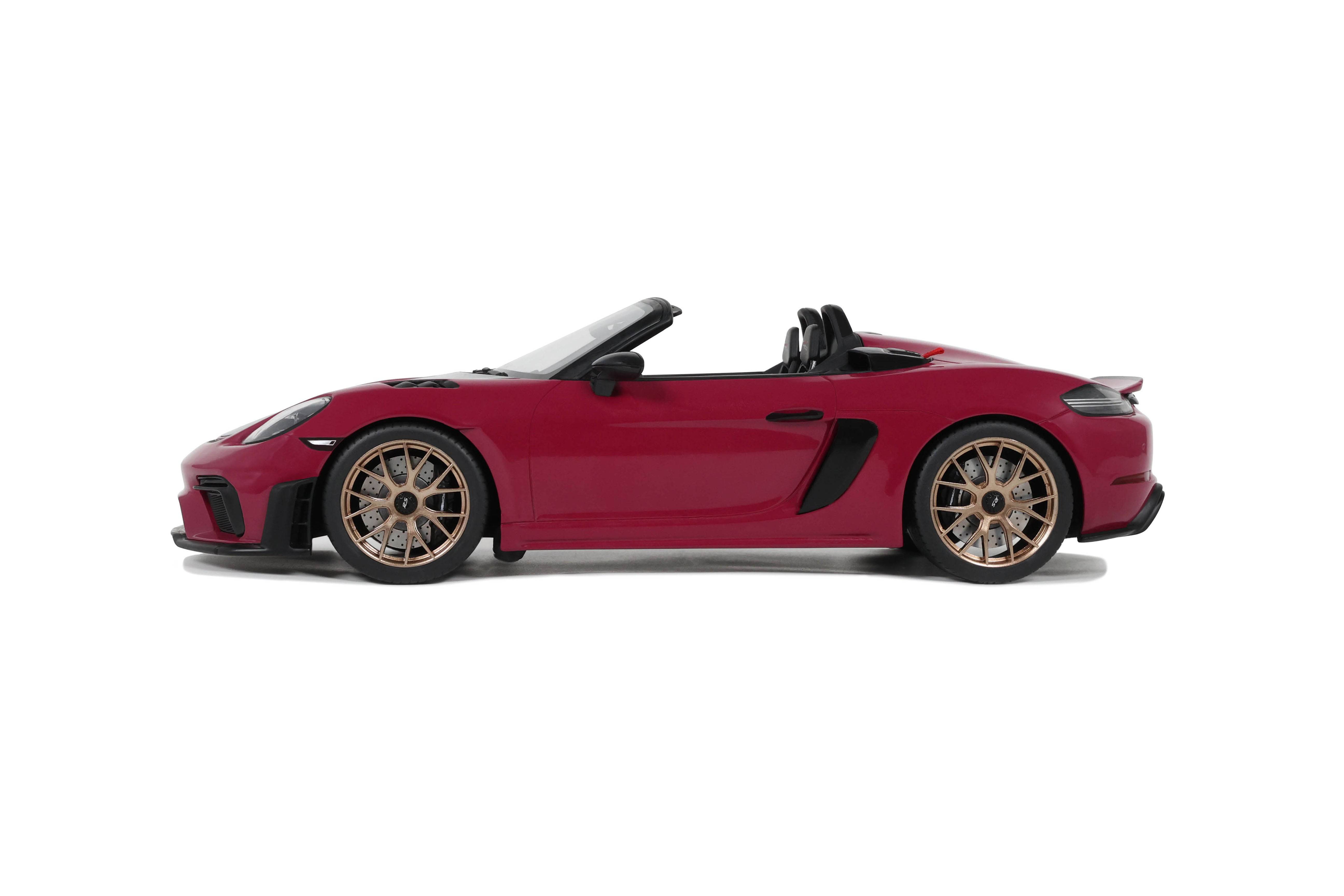 GT Spirit - Porsche 718 Spyder RS Weissach Pack (Ruby Star Neo) 1:18 S