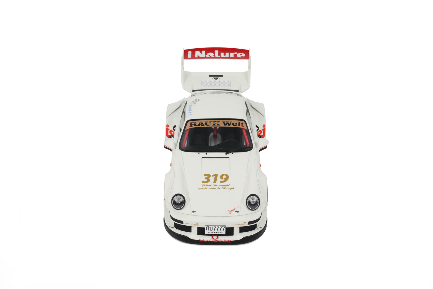 GT Spirit - RWB Porsche 911 (964) "Natty Dread Junior" (White) 1:18 Scale Model Car