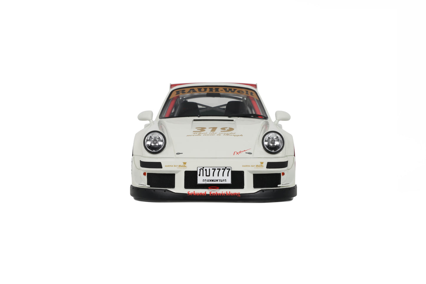 GT Spirit - RWB Porsche 911 (964) "Natty Dread Junior" (White) 1:18 Scale Model Car