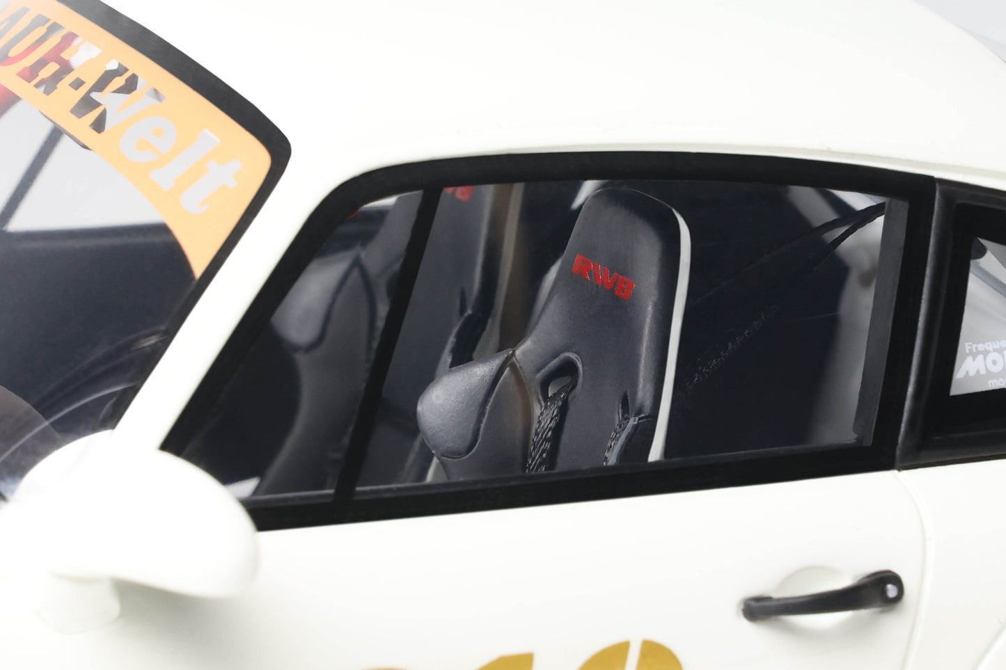 GT Spirit - RWB Porsche 911 (964) "Natty Dread Junior" (White) 1:18 Scale Model Car