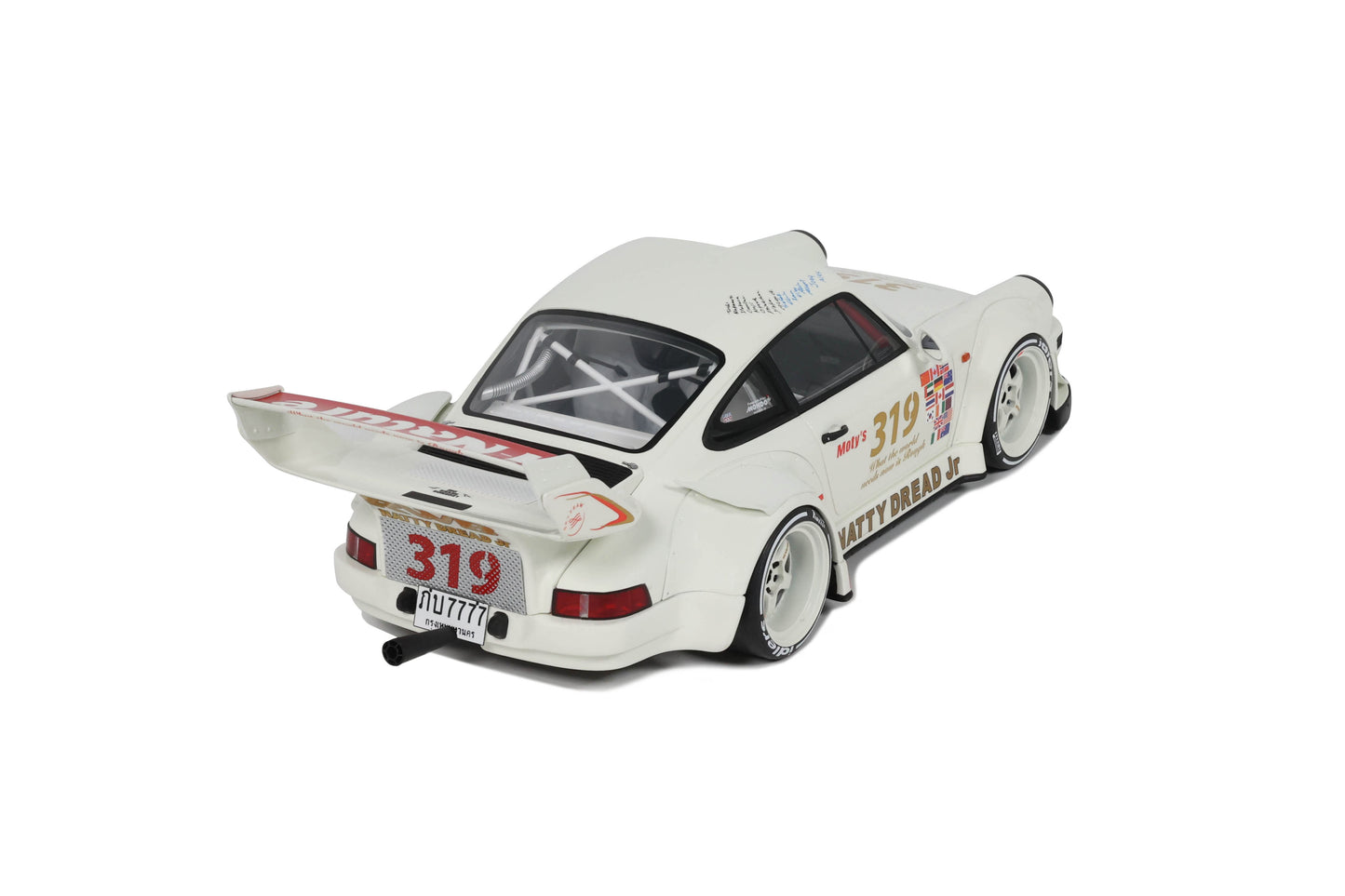 GT Spirit - RWB Porsche 911 (964) "Natty Dread Junior" (White) 1:18 Scale Model Car