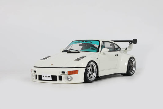GT Spirit - RWB Porsche 911 Slantnose (930) "RWBA" (Grand Prix White) 1:18 Scale Model **[Pre-Order]**