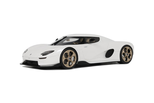 GT Spirit - Koenigsegg CC850 (Crystal White) 1:18 Scale Model Car