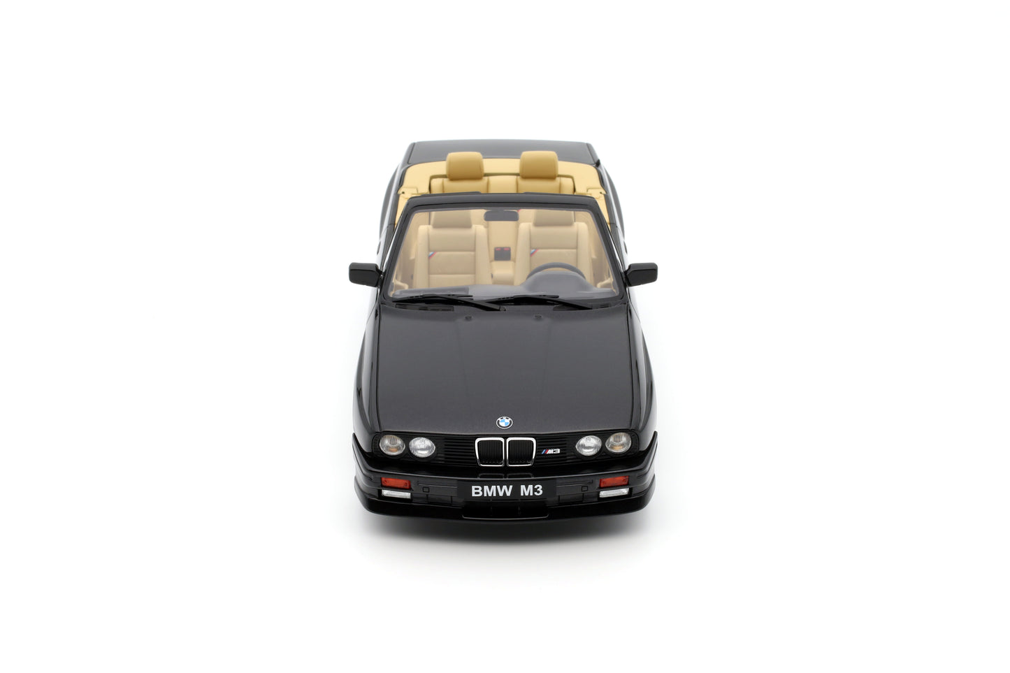 OttOmobile - BMW M3 Convertible (E30) (Black) 1:18 Scale Model Car