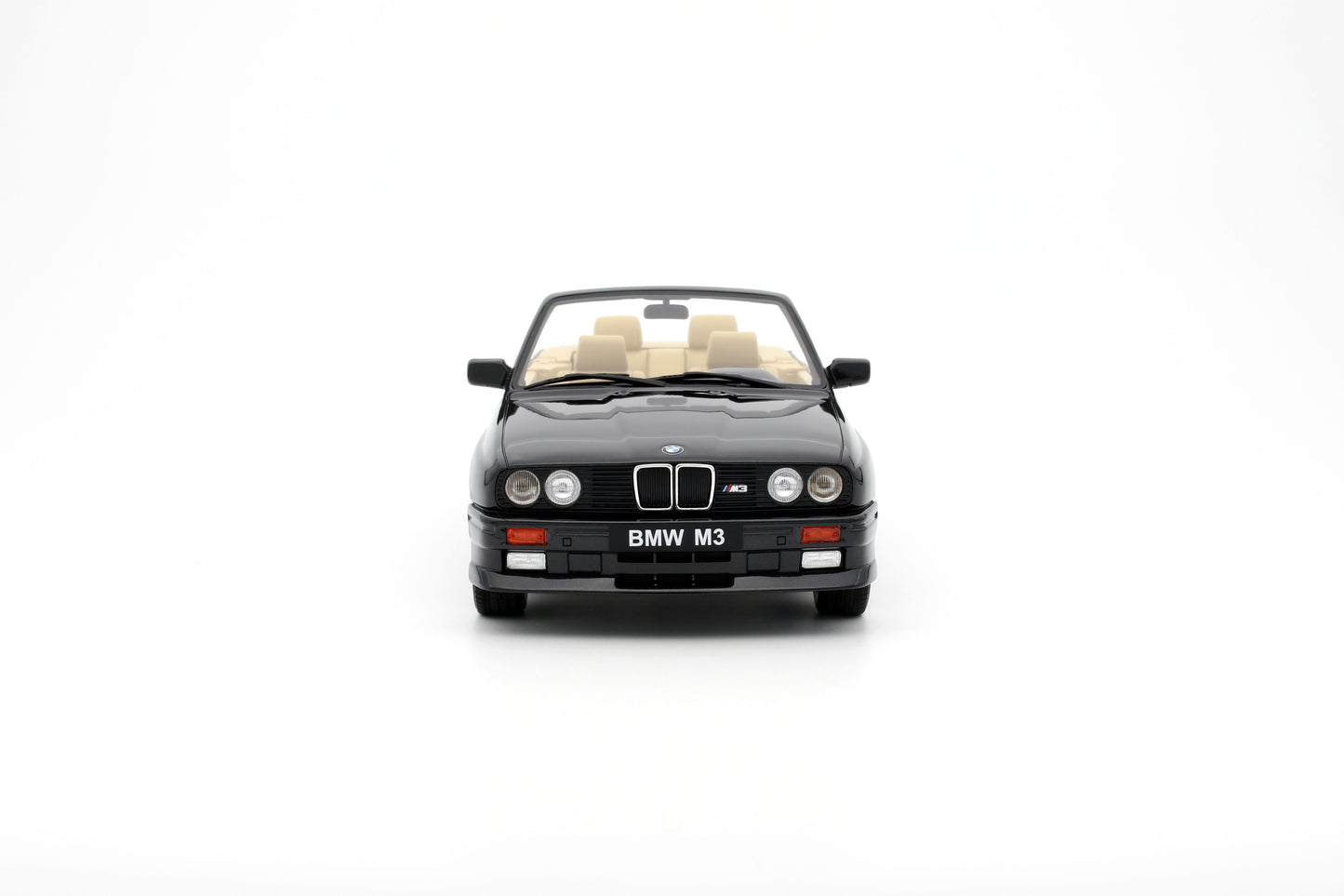 OttOmobile - BMW M3 Convertible (E30) (Black) 1:18 Scale Model Car