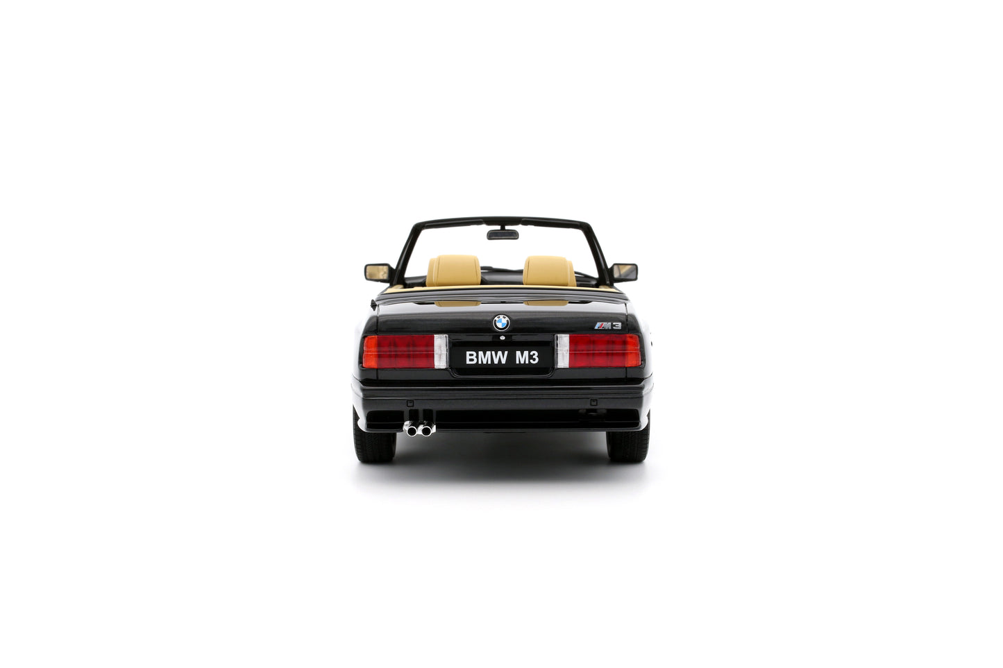 OttOmobile - BMW M3 Convertible (E30) (Black) 1:18 Scale Model Car