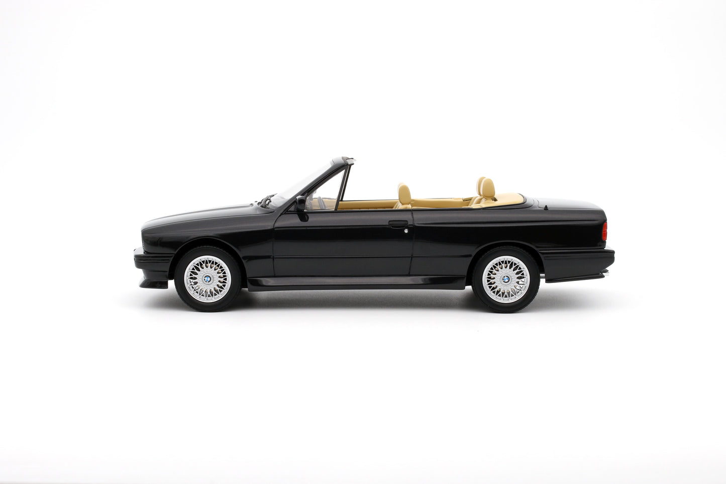 OttOmobile - BMW M3 Convertible (E30) (Black) 1:18 Scale Model Car