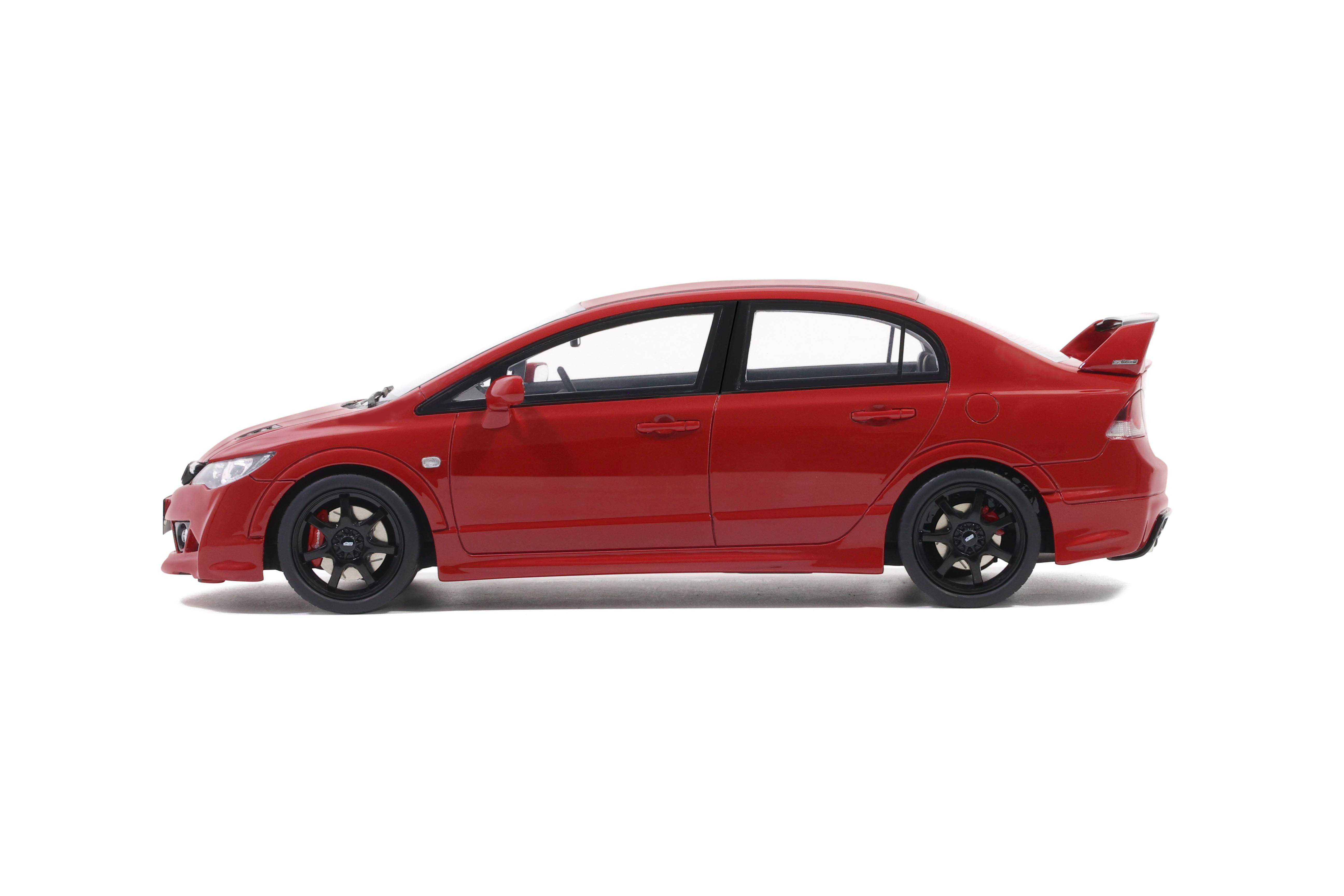 OttOmobile - Mugen Honda Civic RR (FD2) (Milano Red) 1:18 Scale Model