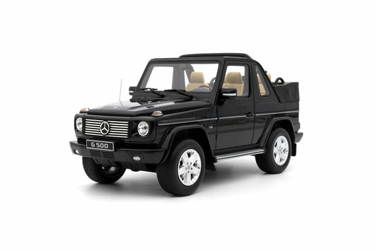 OttOmobile - Mercedes-Benz G-Class G500 Convertible (Obsidian Black) 1:18 Scale Model **[Pre-Order]** - Model Cars Canada Inc.