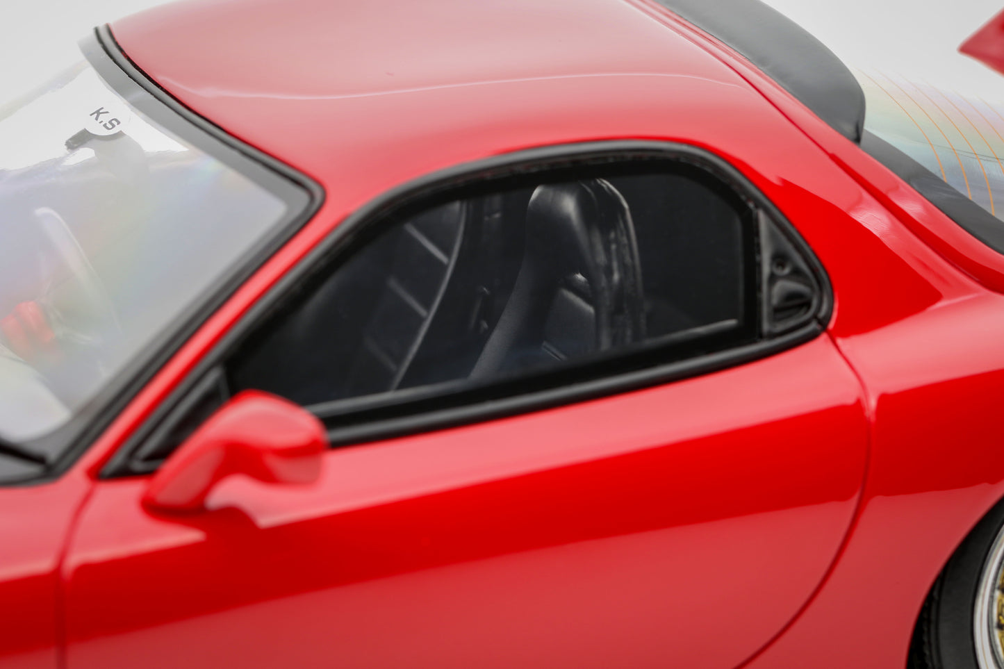 OttOmobile - Mazda Efini RX-7 (FD3S) "Khyzyl Saleem" (Vintage Red) 1:18 Scale Model Car