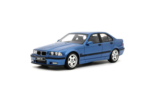 OttOmobile - BMW M3 (E36) Sedan (Estoril Blue) 1:18 Scale Model **[Pre-Order]** - Model Cars Canada Inc.