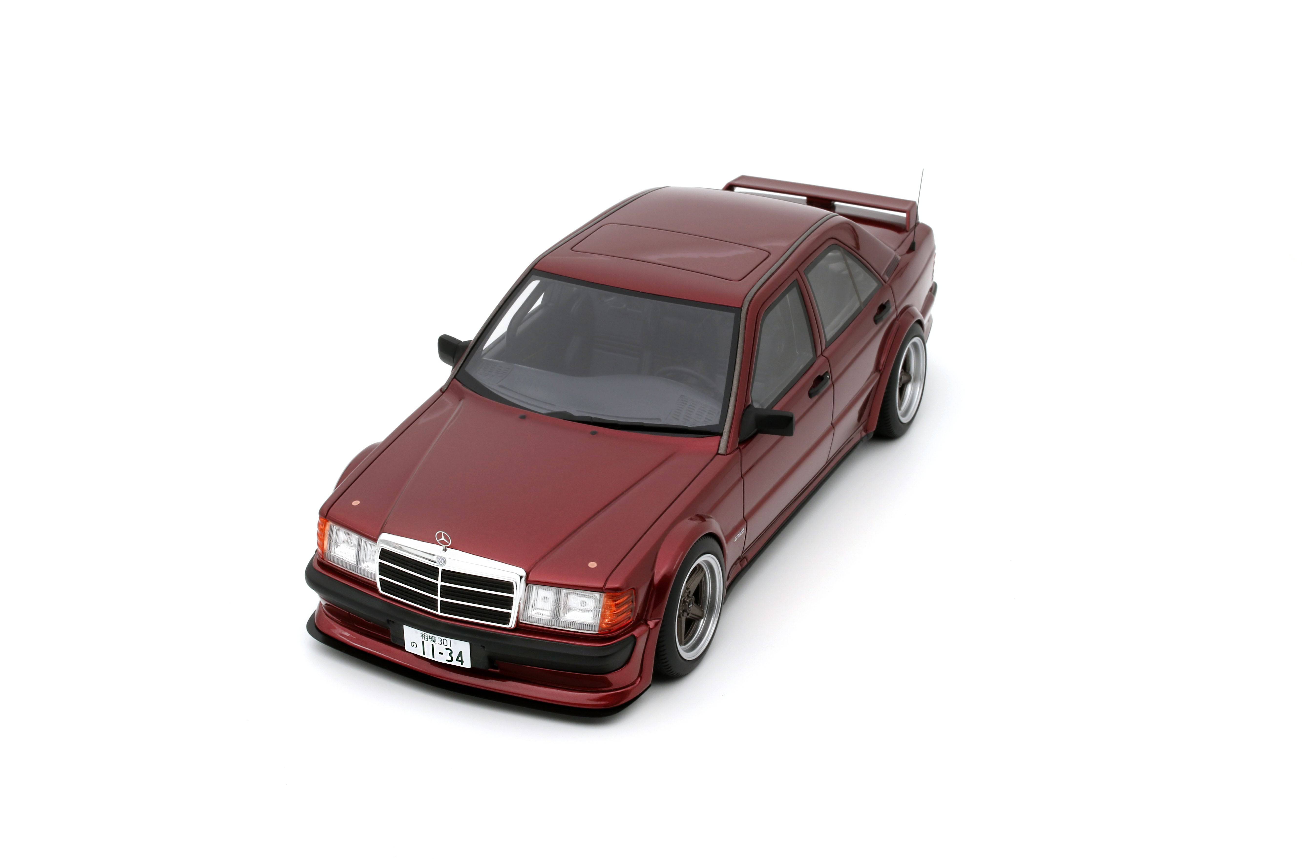 OttOmobile - RWB Mercedes-Benz 190E 2.5-16 (Almandine Red) 1:18 Scale