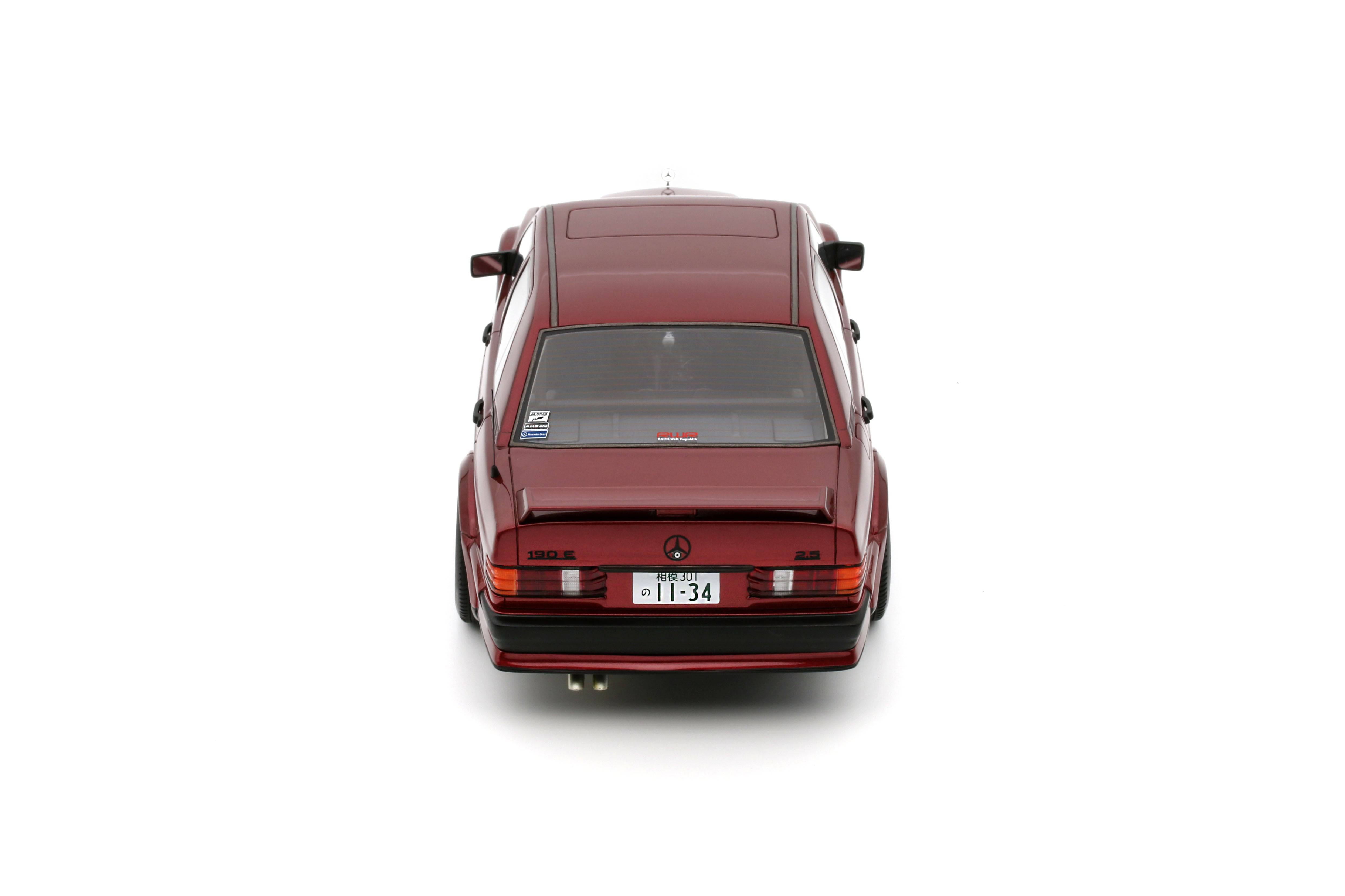 OttOmobile - RWB Mercedes-Benz 190E 2.5-16 (Almandine Red) 1:18 Scale