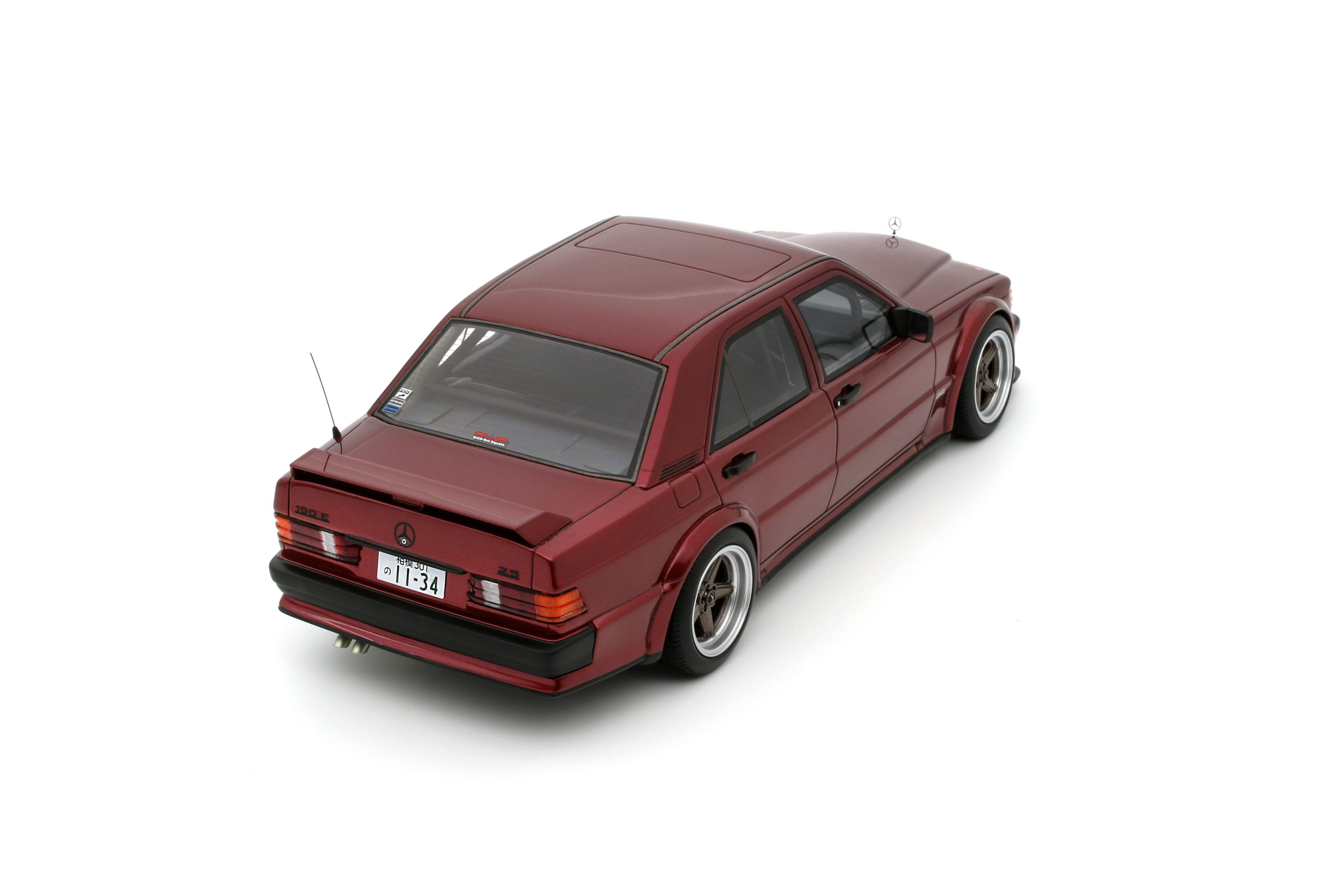 自動車 Otto mobile Mercedes Benz 190E 2.5-16 OttOmobile - RWB Mercedes-Benz 190E 2.5-16 (Almandine Red) 1:18 Scale