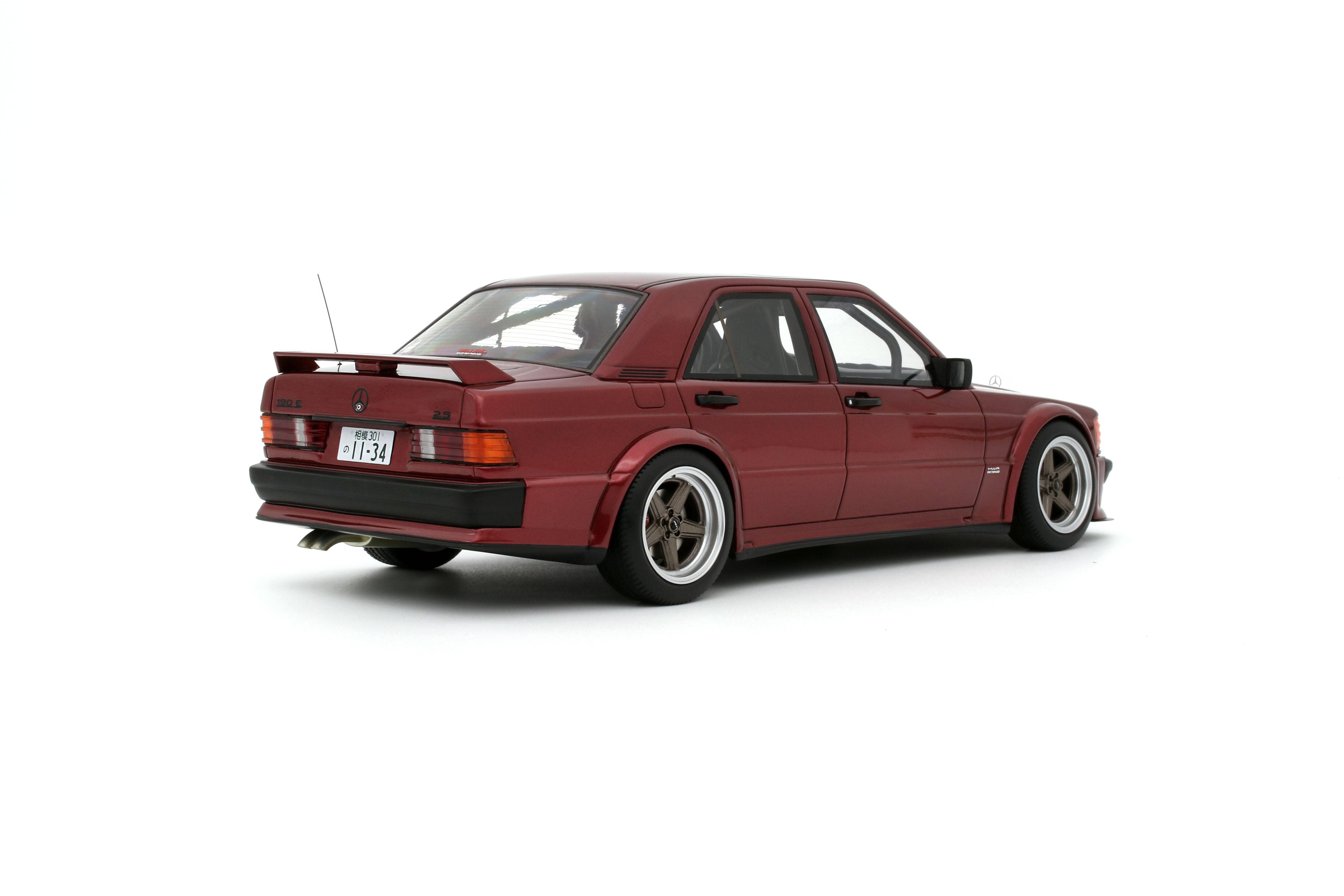 自動車 Otto mobile Mercedes Benz 190E 2.5-16 OttOmobile - RWB Mercedes-Benz 190E 2.5-16 (Almandine Red) 1:18 Scale
