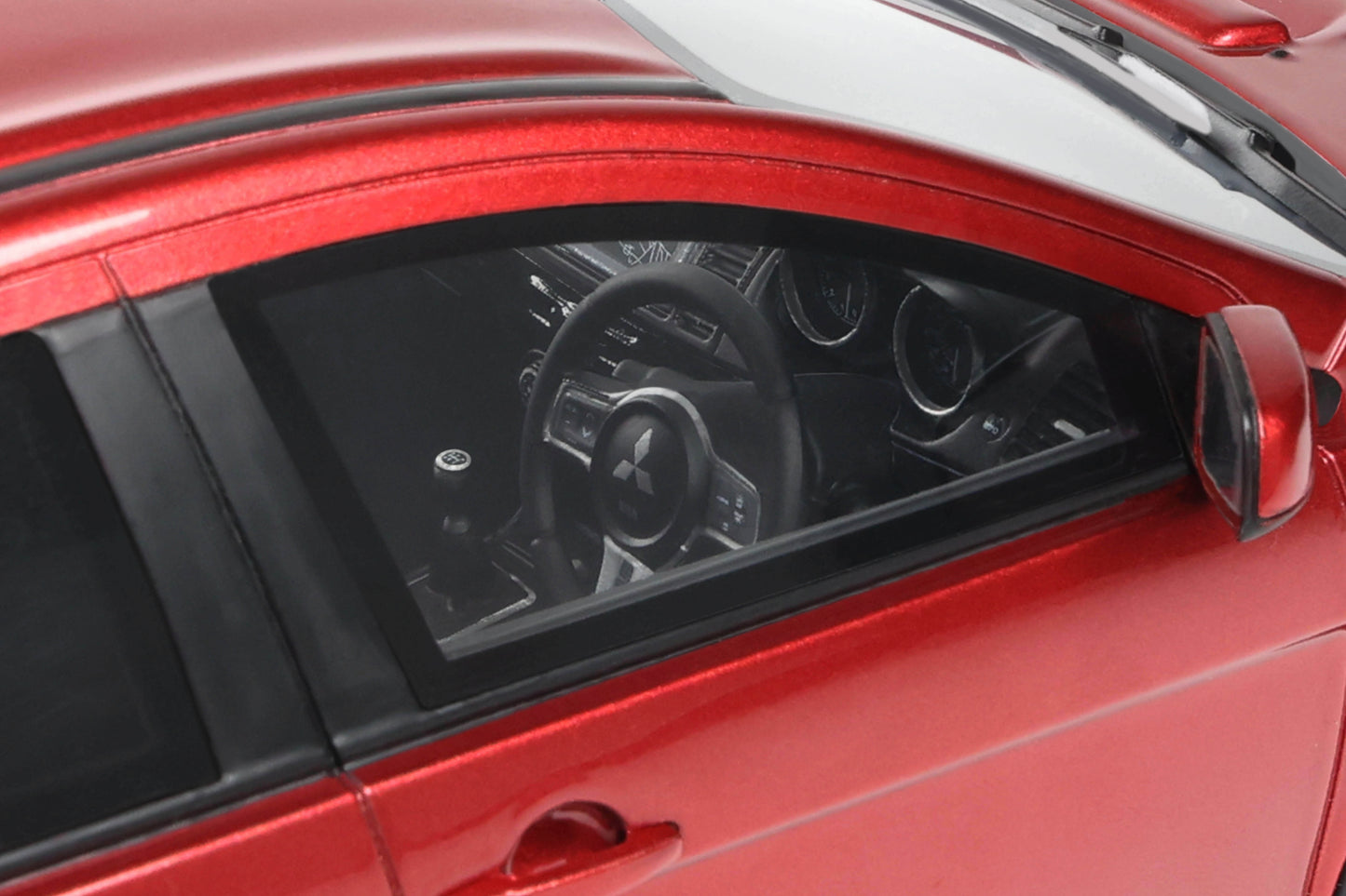 OttOmobile - Mitsubishi Lancer Evolution (Evo X) FQ-400 (Orient Red) 1:18 Scale Model Car