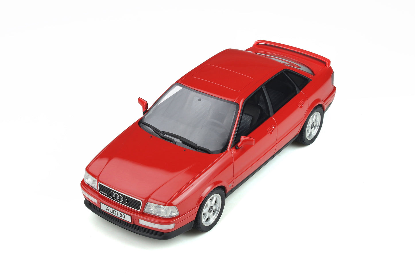 OttOmobile - Audi 80 Quattro Competition (Laser Red) 1:18 Scale Model Car