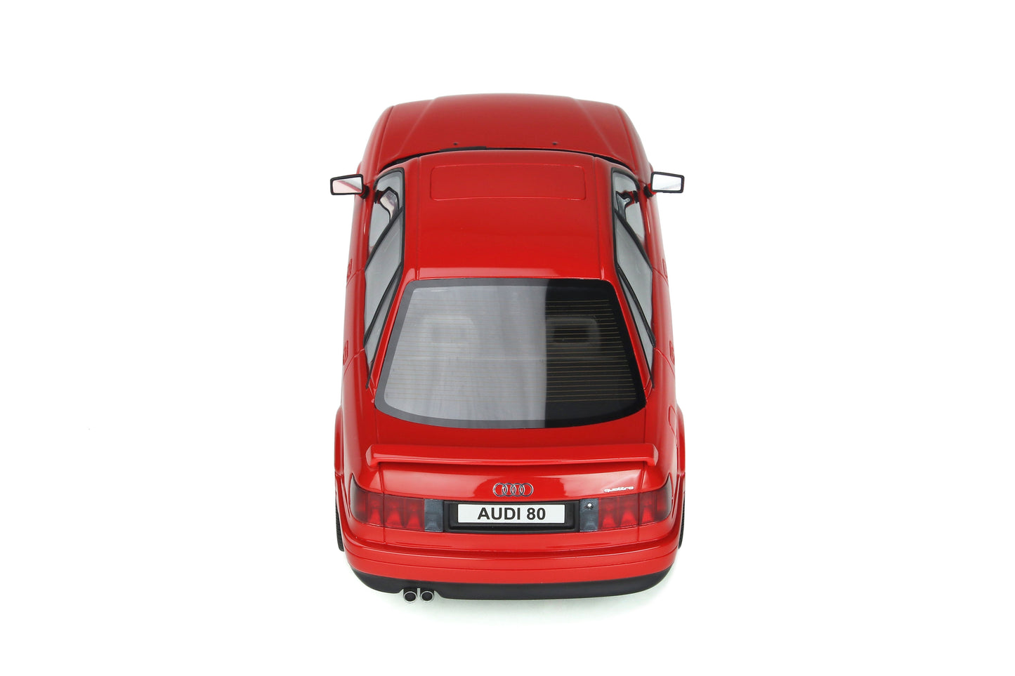 OttOmobile - Audi 80 Quattro Competition (Laser Red) 1:18 Scale Model Car