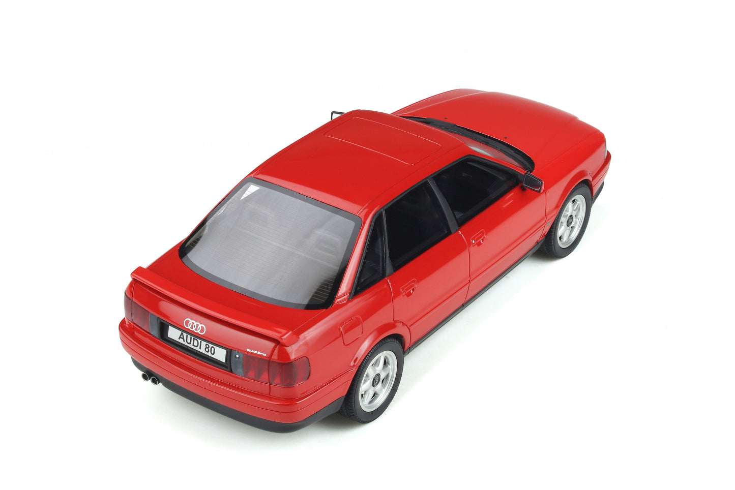 OttOmobile - Audi 80 Quattro Competition (Laser Red) 1:18 Scale Model Car