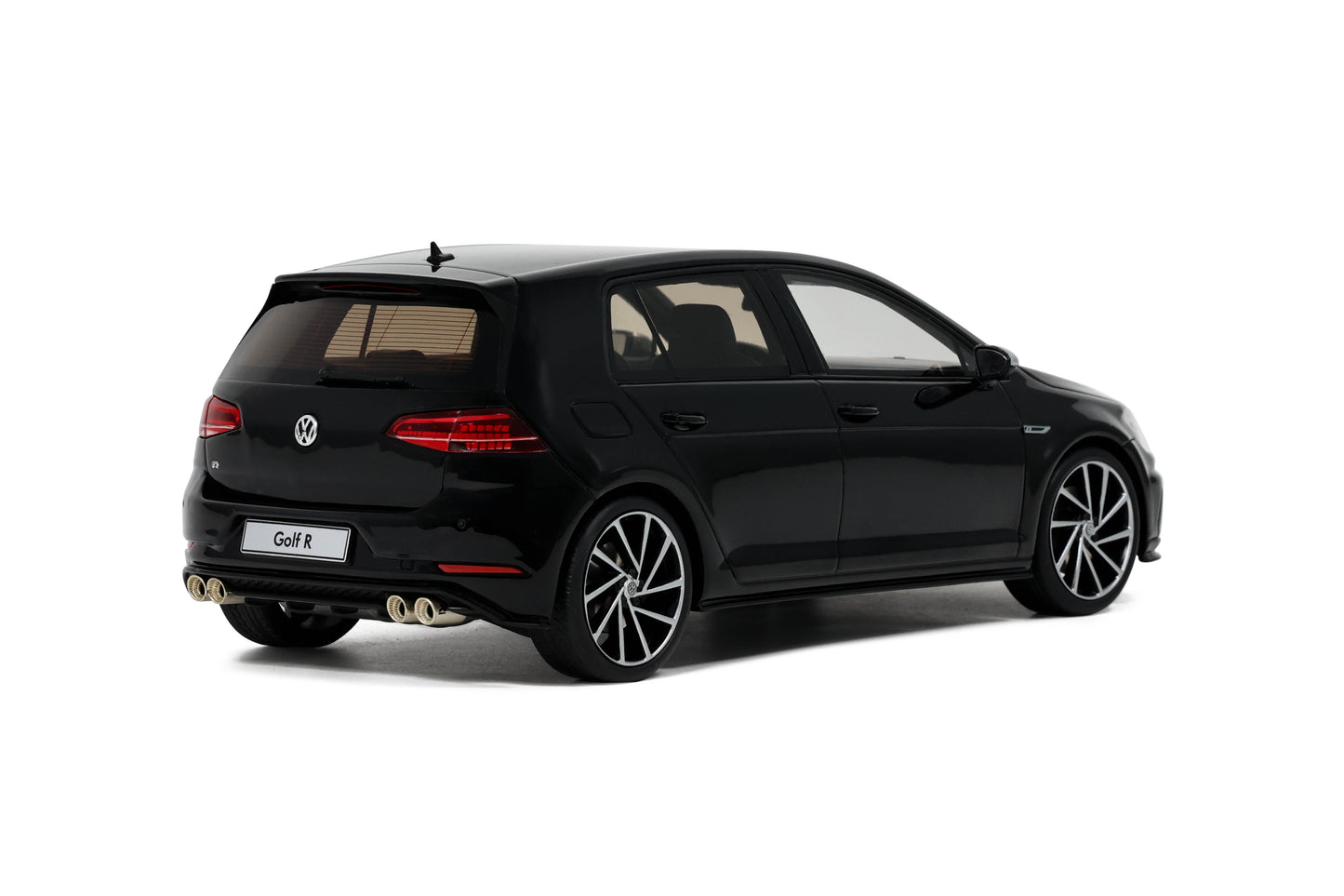 OttOmobile - Volkswagen Golf R (MK7) 5 Doors (Deep Black Pearl) 1:18 Scale Model