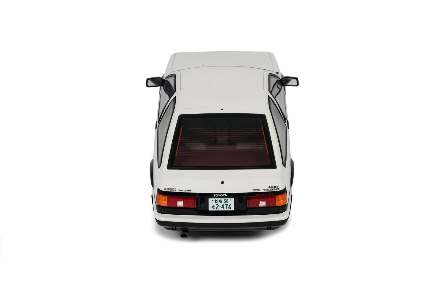 OttOmobile - Toyota Corolla Sprinter Trueno (AE86) (Panda) 1:18 Scale Model Car
